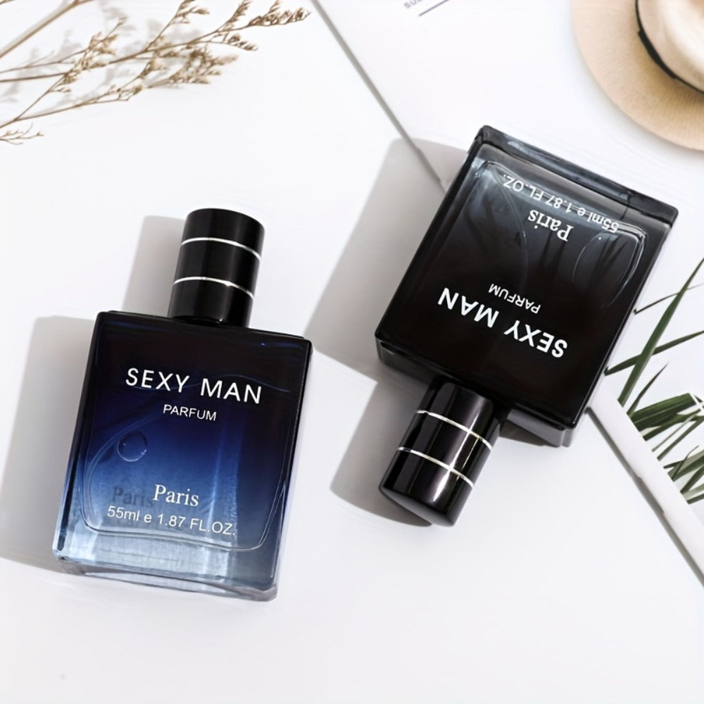 Cologne Spray for Men SEXY MAN Two-Bottle Set with 7054A and 7054B Color Options and Gift Vial — image 16