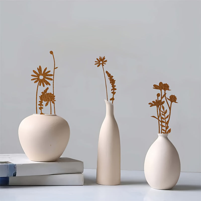 Rustic Metal Wildflower Bouquet, 10-Piece Mixed Stem Set from 25.4 to 40 cm for Vases and Planters — image 5