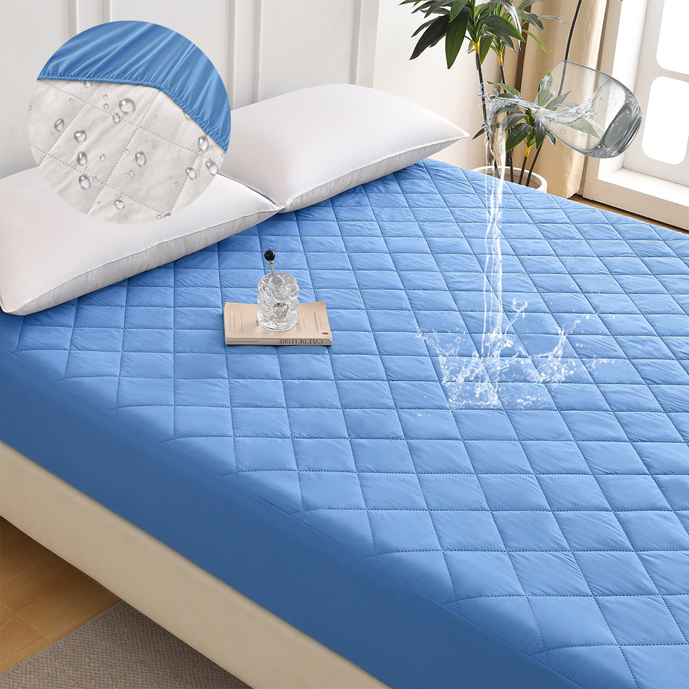 Diamond Grid Waterproof Mattress Protector
