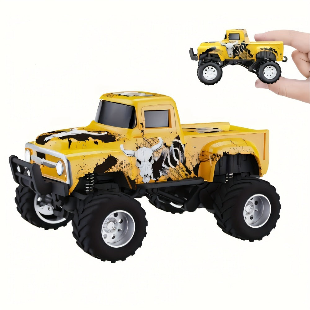 Remote Control Car, 1:64 Die-Cast Monster Truck with 2.4GHz Control, LED Headlights and Five Color Options — image 6