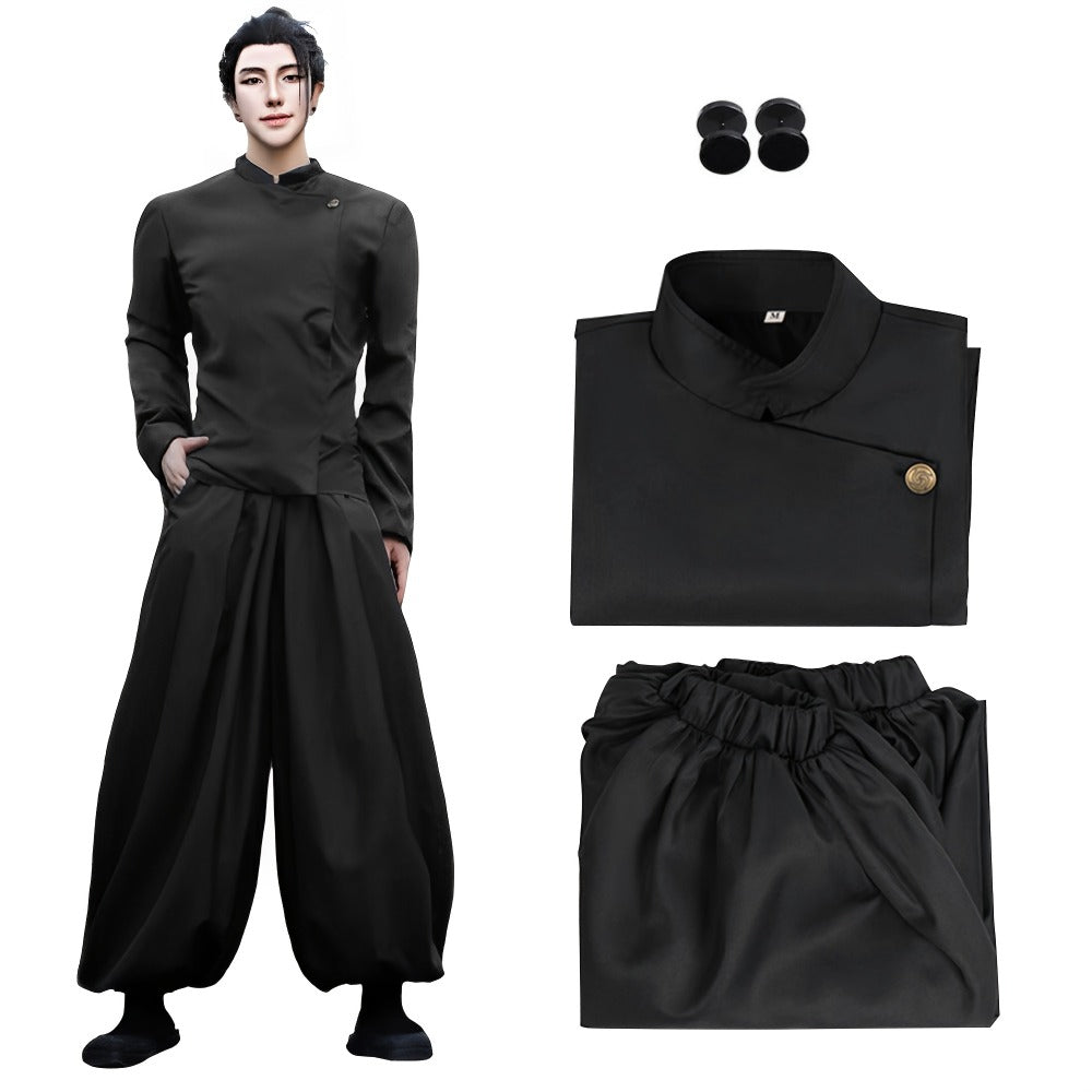 Jujutsu Kaisen Cosplay Costume Uniform, High School Satoru Gojo & Suguru Geto Outfit Set for Men — image 3