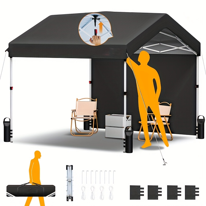 Center-Lock 10x10ft Pop-Up Canopy Tent with Three Height Settings and Optional Three-Sidewall Packages — image 17