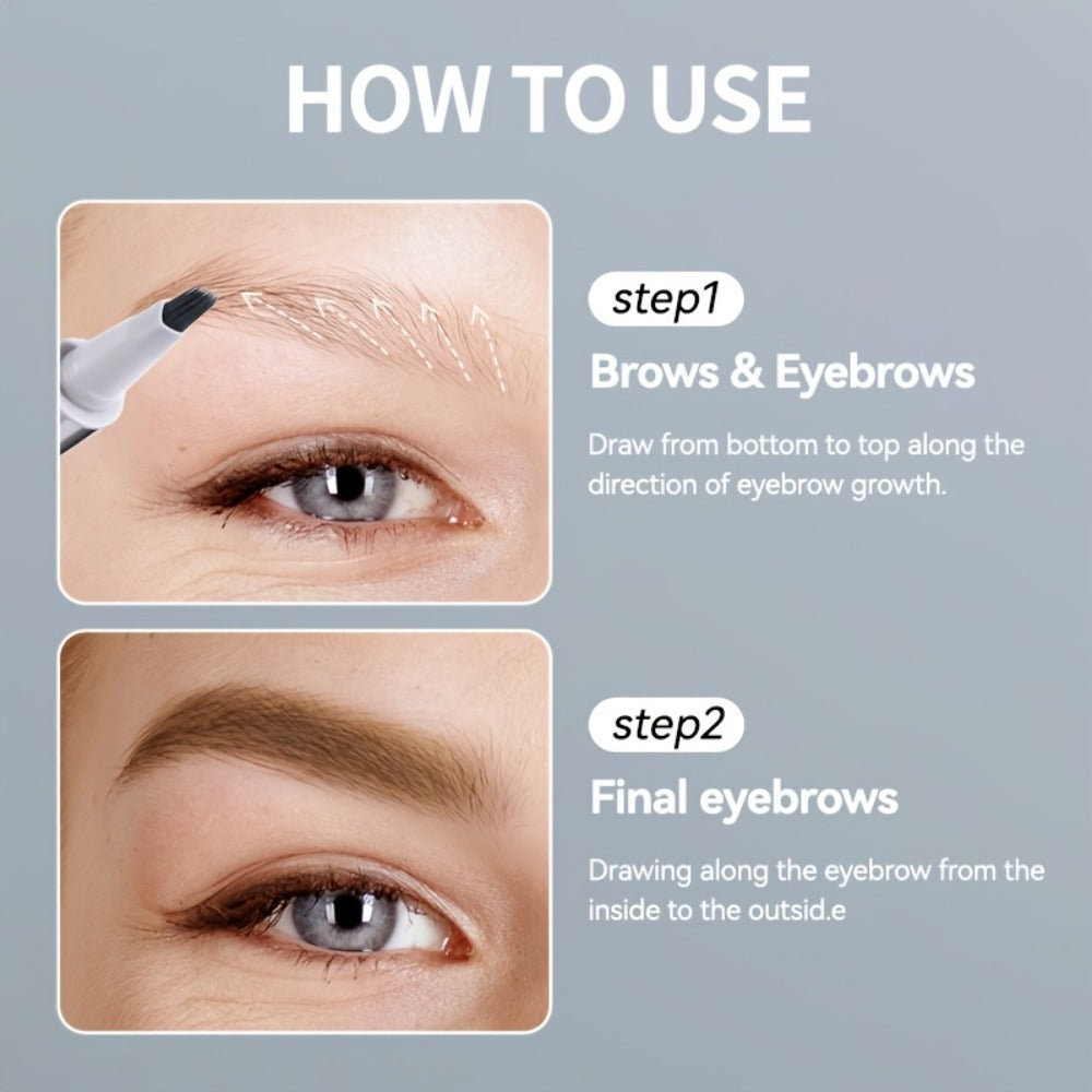 Waterproof Eyebrow Pen Fluffy Quick-Dry, for Makeup, Travel and Everyday Vanity Use, with the Listed Configuration — image 4