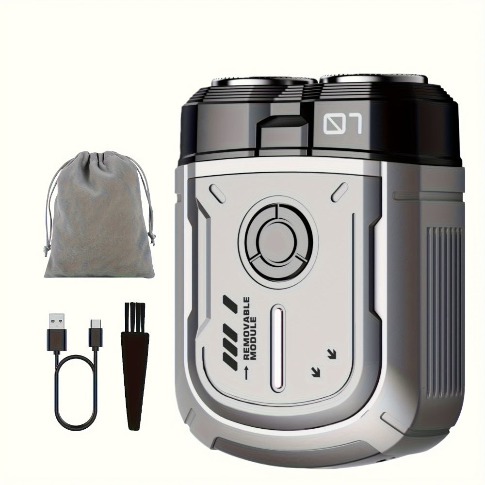 Electric Shaver Mini Dual Floating Blade with USB Charging and Select Waterproof or Digital Display Options — image 3