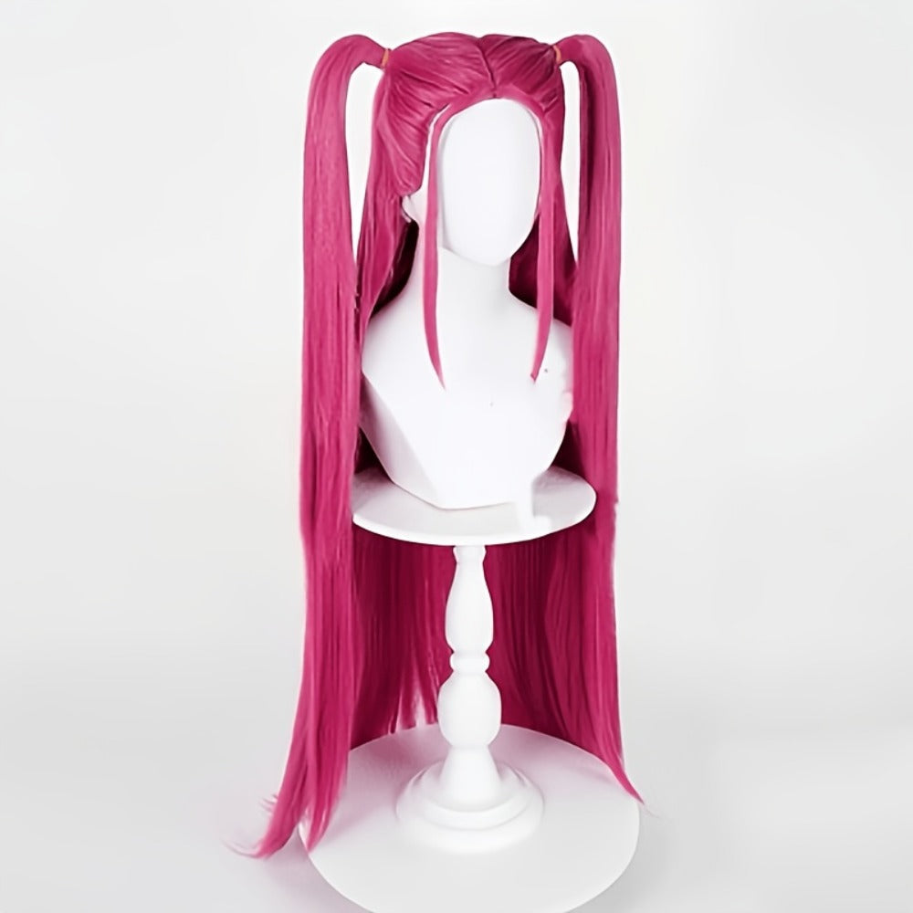 K-Pop Cosplay Wig Long Straight 30 Inch – Korean Idol Costume Hair for Halloween, Anime Convention & K-Drama Character Dress 