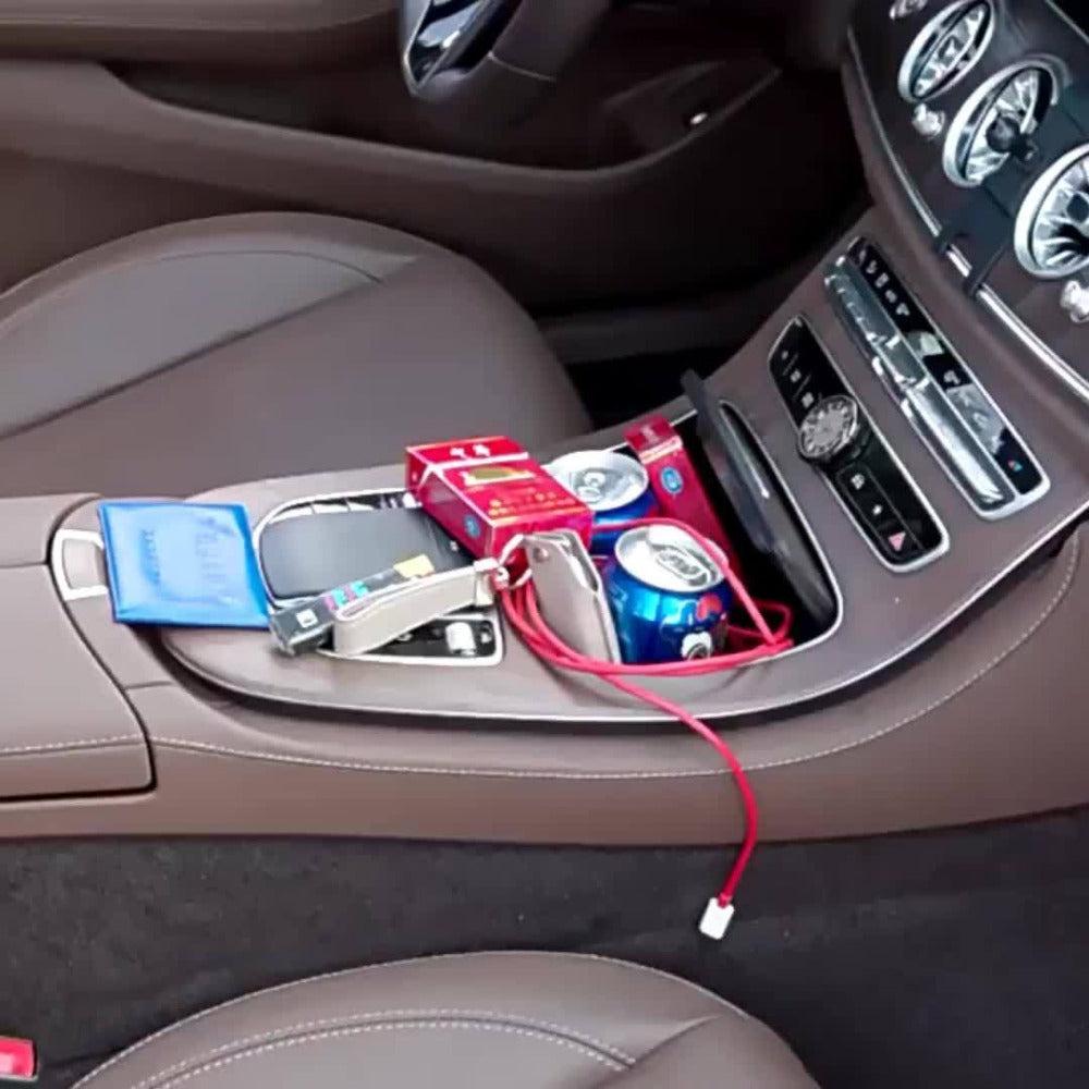Seat-Gap Car Organizer with Cup Recess and Phone Storage in Four Color Pairs or Left-Side Black Pack — image 13