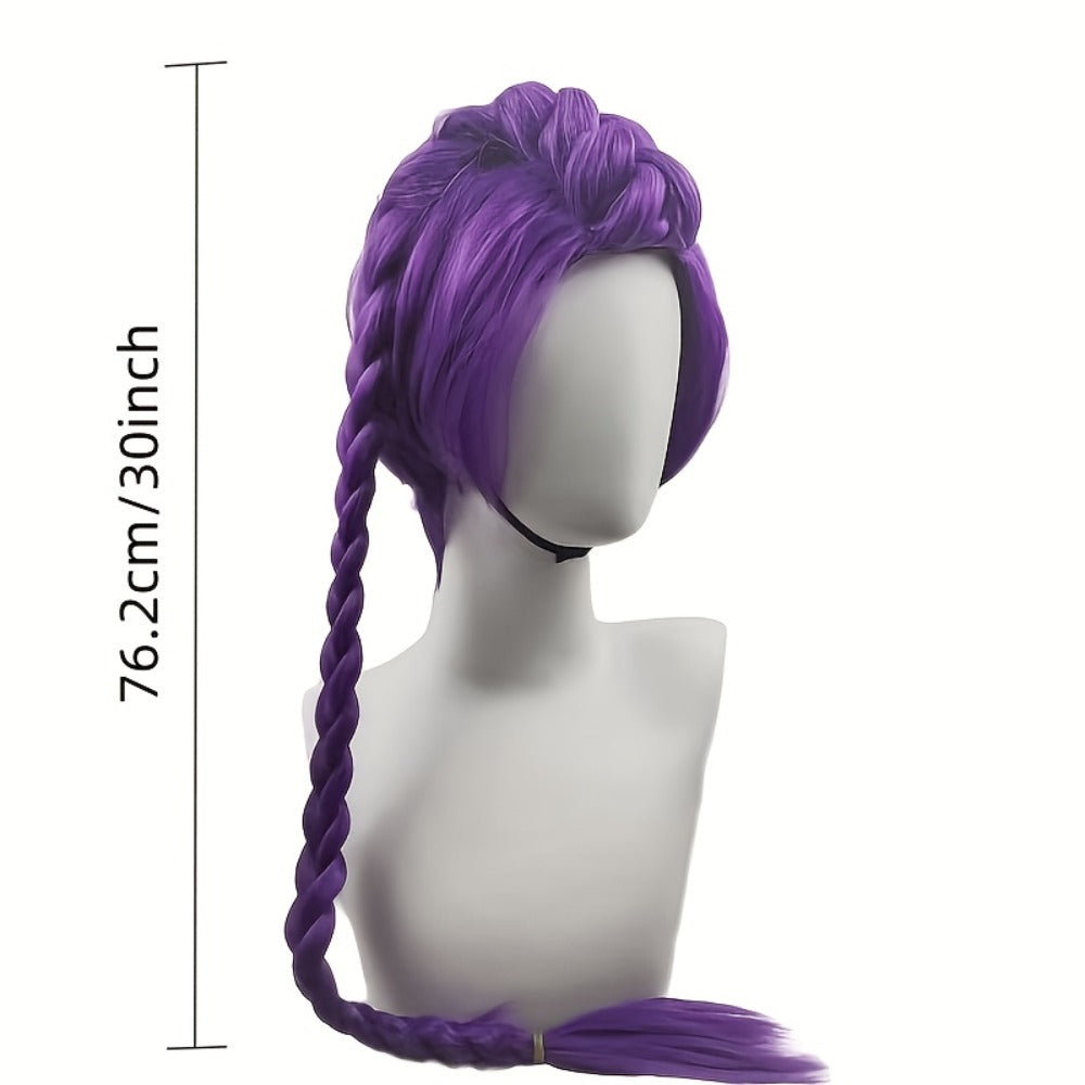 K-Pop Cosplay Wig Long Straight 30 Inch – Korean Idol Costume Hair for Halloween, Anime Convention & K-Drama Character Dress 