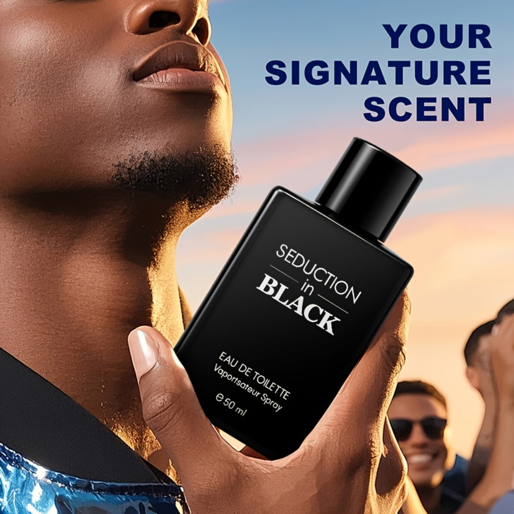 Woody Cologne for Men Long Lasting Eau de Toilette 50ml Propylene-Free Masculine EDT Spray Sensitive Skin Safe Daily Dates Gy