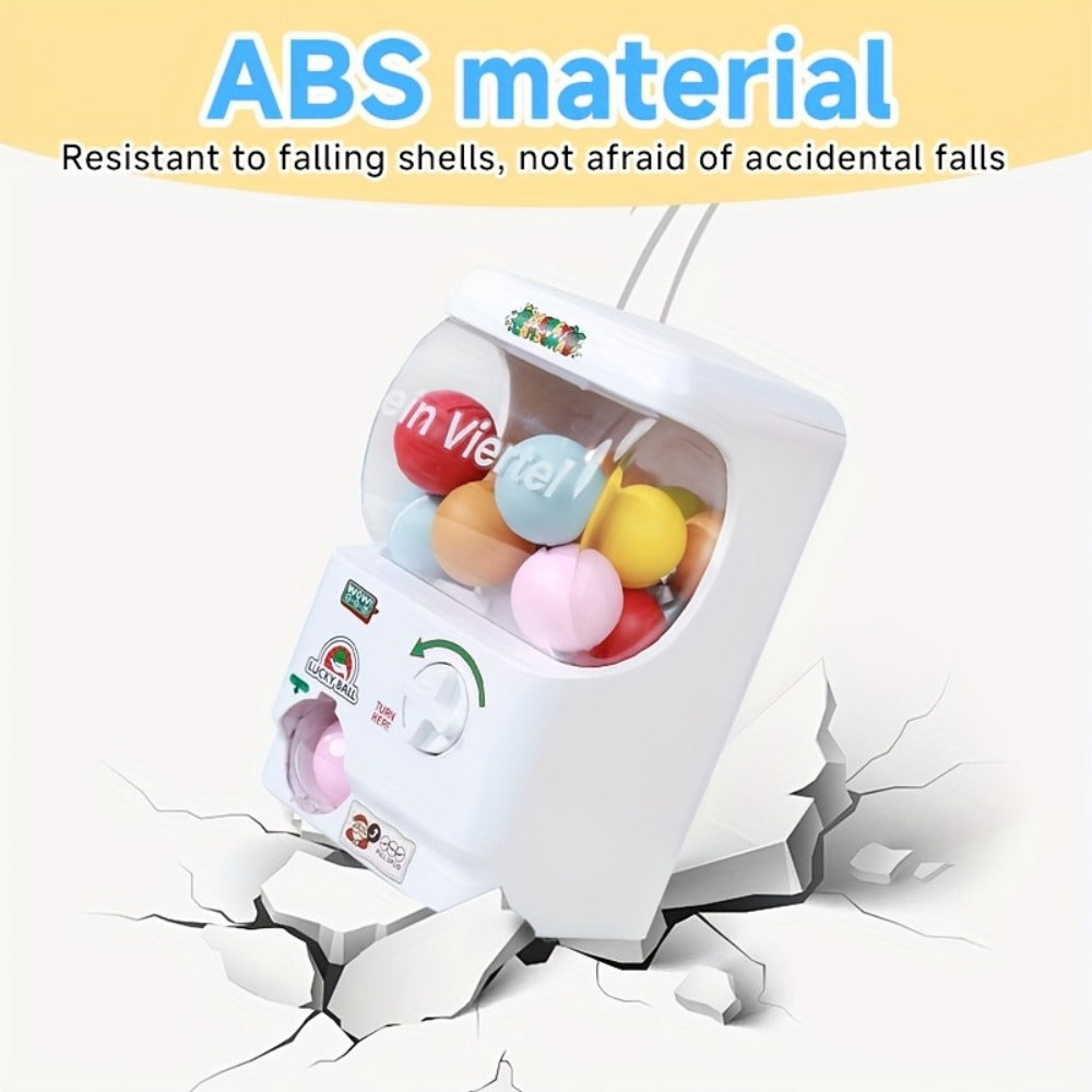Gachapon Machine for Home, Mini Capsule Toy Vending Machine Novelty Gift for Kids Adults Couples Anniversary Birthday Party C