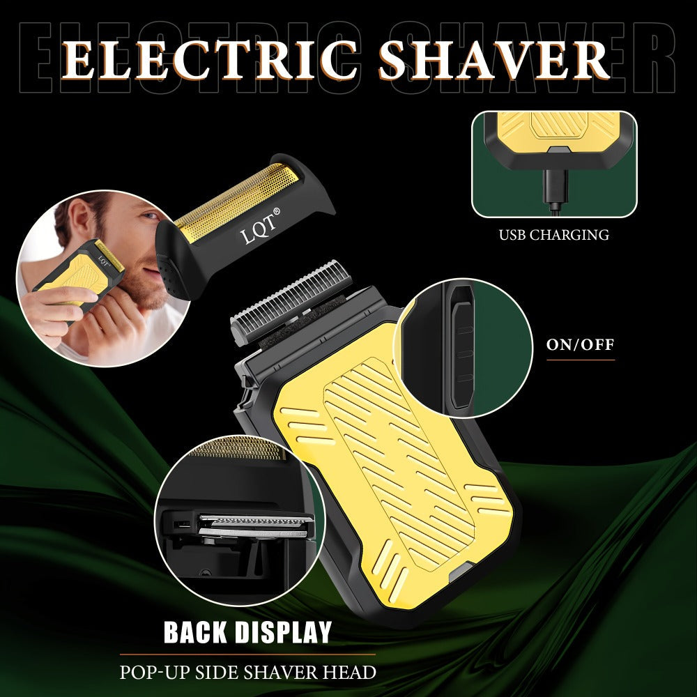 Hair Clippers & Trimmers LQT Golden Dragon Three-Piece Set with LCD Displays, USB Cables and Gift Box — image 8