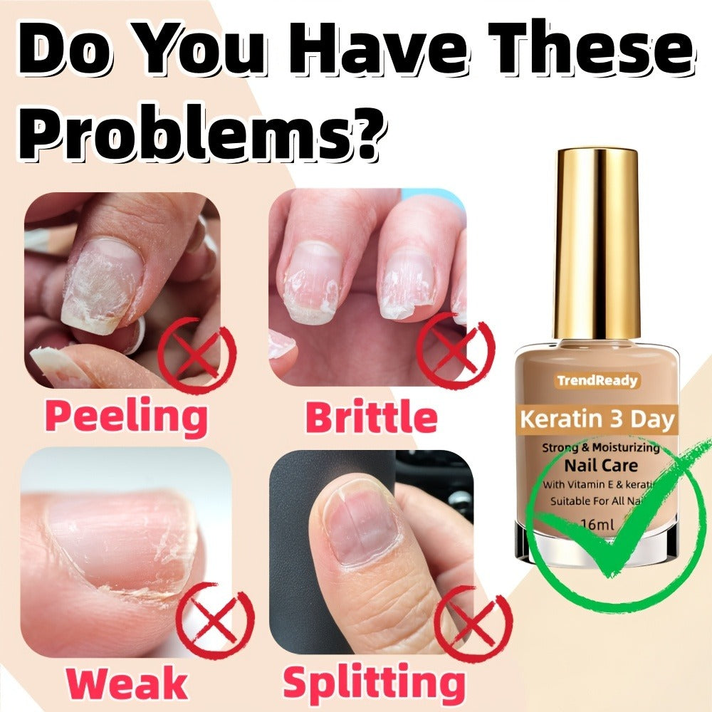 Gold-Cap Nail Care Coating in 16 ml Bottles with Two- or Four-Piece Quantity Options and Beige Labels — image 3