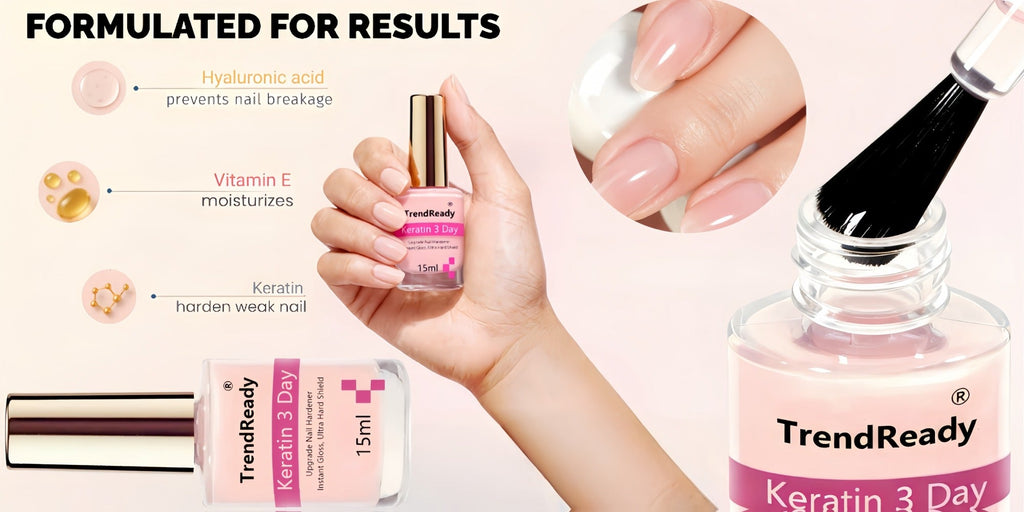 Pink-Label Nail Care Coating Two-Pack in 15 ml Square Bottles with Gold Caps and Brush Applicators — image 15