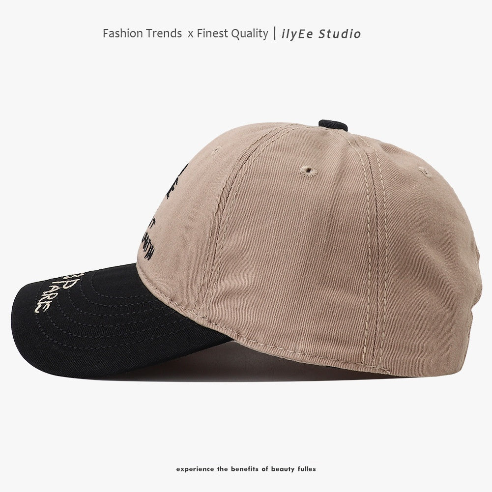 Big Head Circumference Peaked Cap Fashion Trendy Baseball Cap For Men