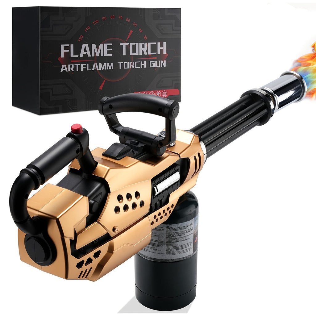 Cooking Torch Butane Blow Torch with Adjustable Flame & Detachable Design, Kitchen Culinary Torch for Creme Brulee — image 1