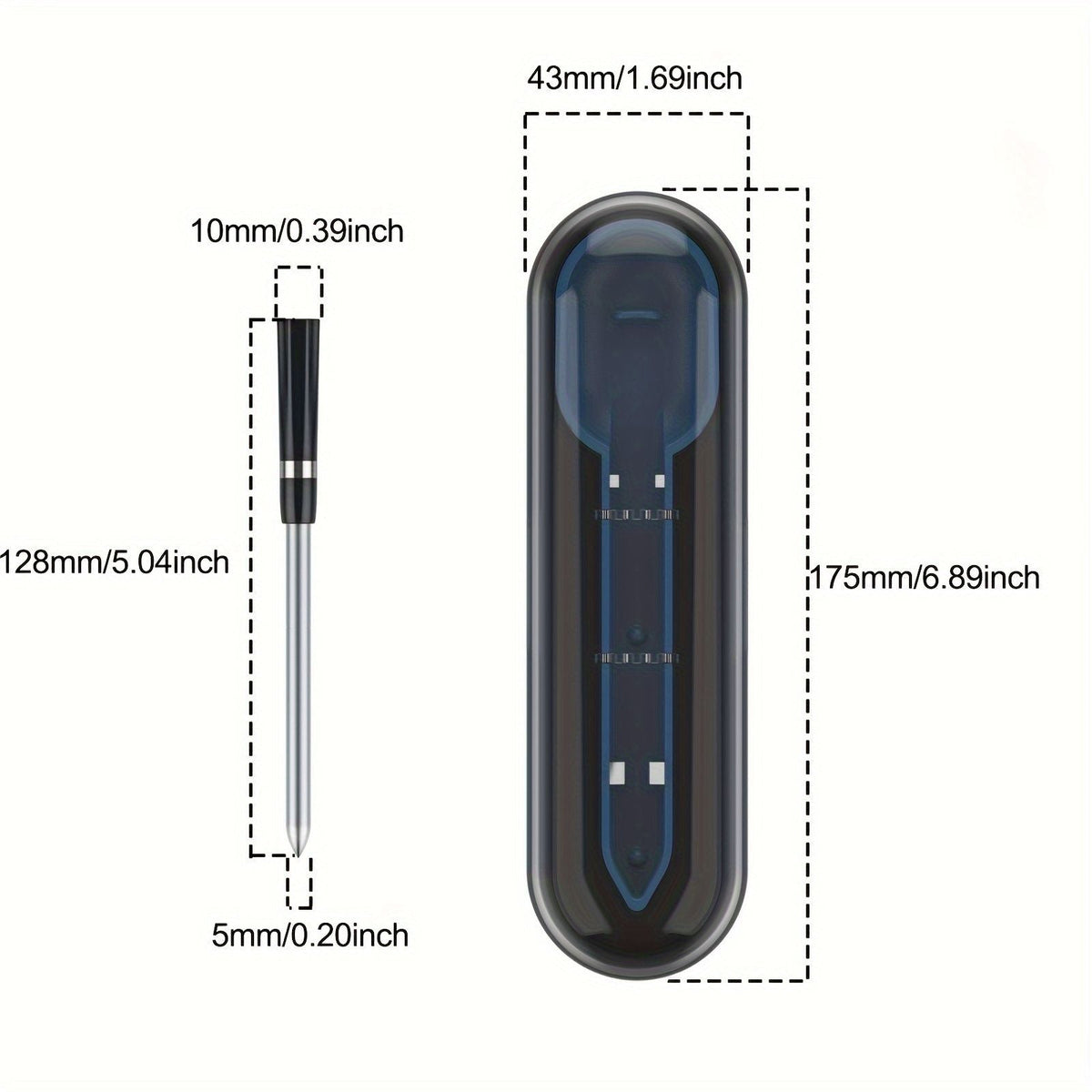 Wireless Meat Thermometer with Dual Sensor CP10