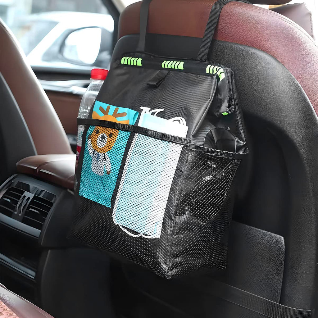 Hanging Car Trash Can Waterproof Oxford Auto Garbage Bag