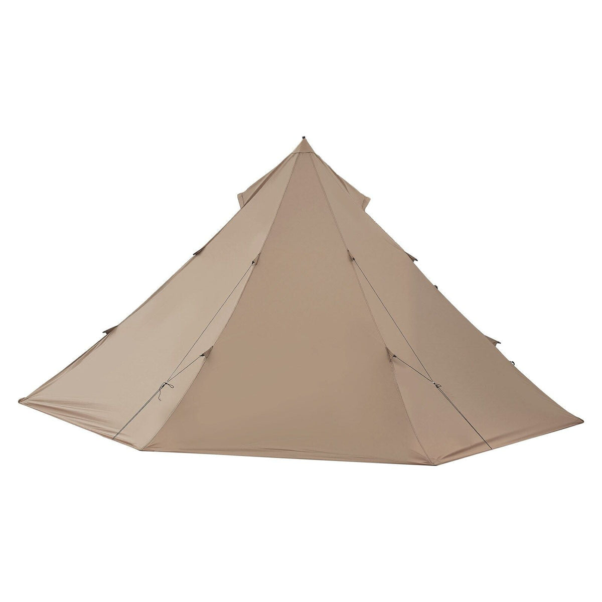VEVOR Polyester 4-Person Camping Tipi Hot Tent with Stove Jack and Inner Tent