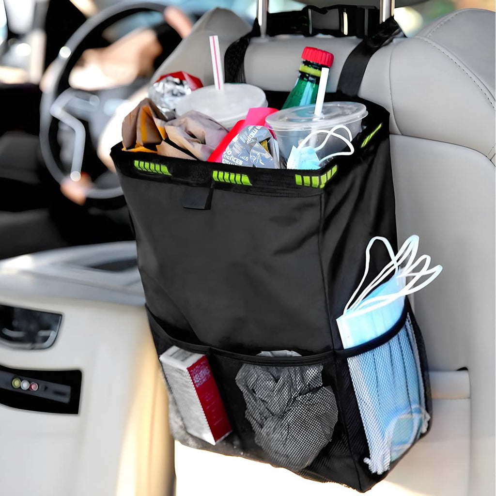Hanging Car Trash Can Waterproof Oxford Auto Garbage Bag