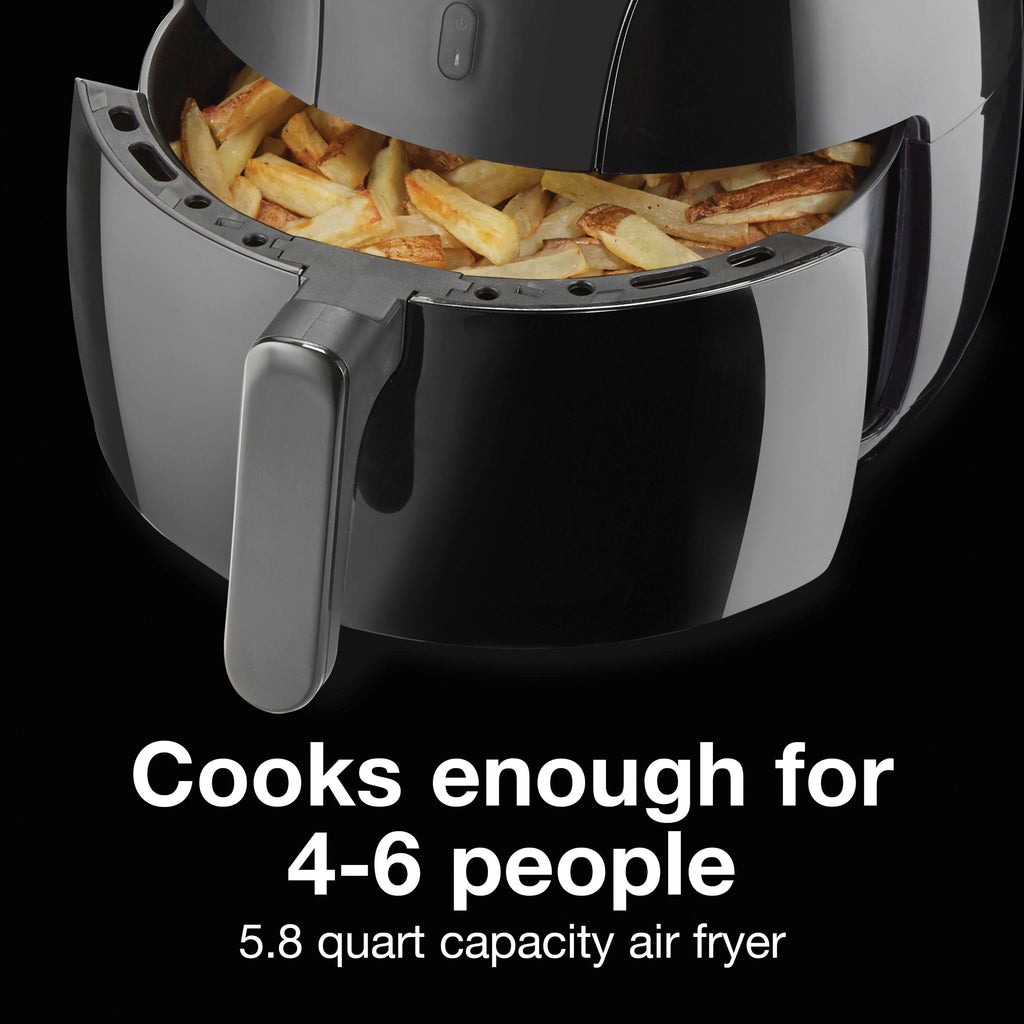 Proctor Silex 5.8-Quart Black Air Fryer
