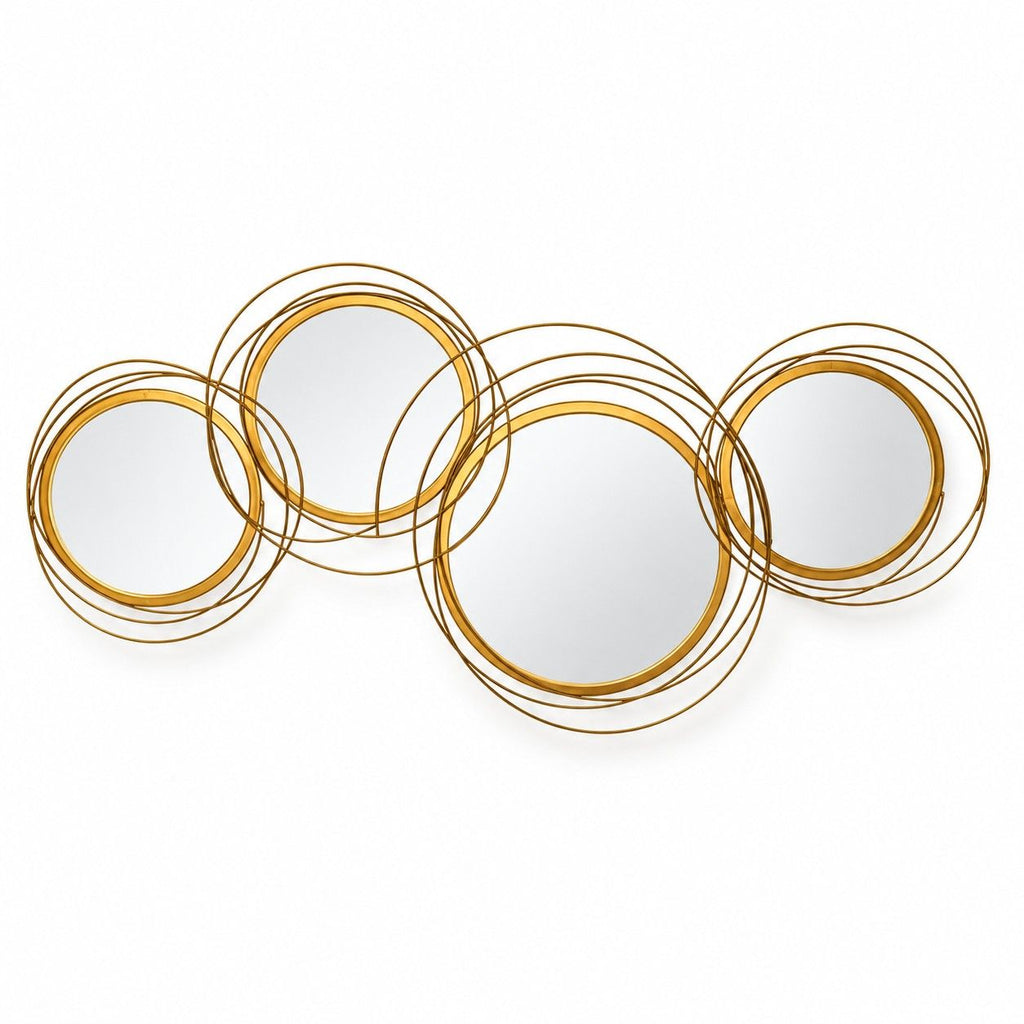 YOSIMFUR Modern Multi Circle Art Wall Mirror DJYC-T3971P585284