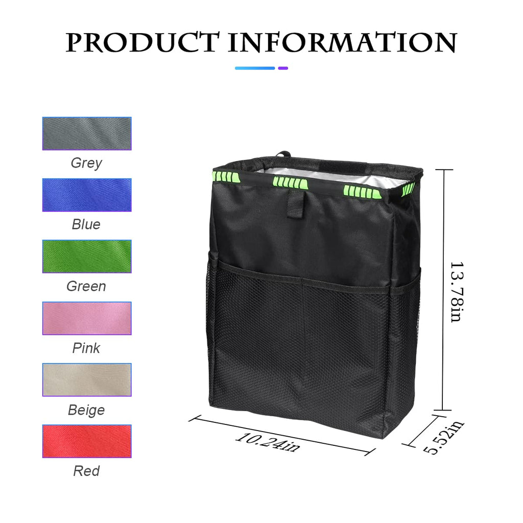 Hanging Car Trash Can Waterproof Oxford Auto Garbage Bag
