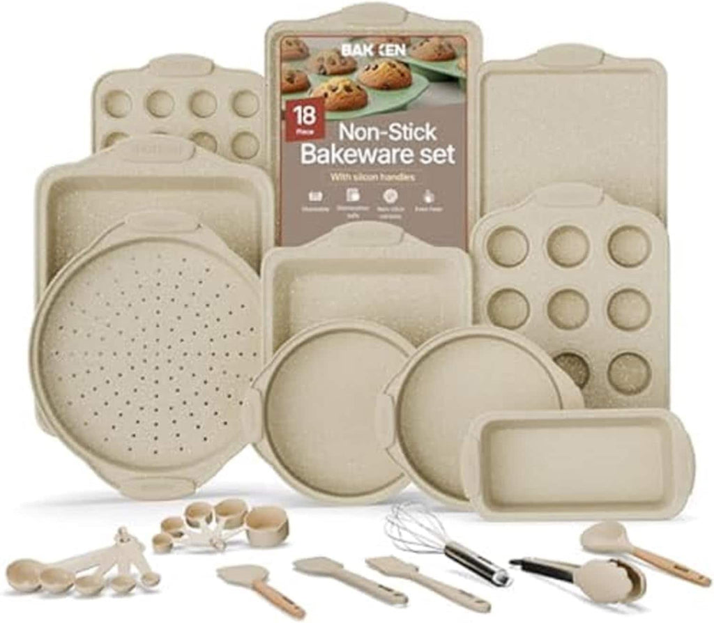 Bakken Swiss 18 Piece Nonstick Carbon Steel Bakeware Set
