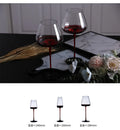 Creative Black Bow Tie Crystal Glass Bordeaux Champagne Goblet High Capacity High-End Light Luxury Burgundy Wine Glasses Home