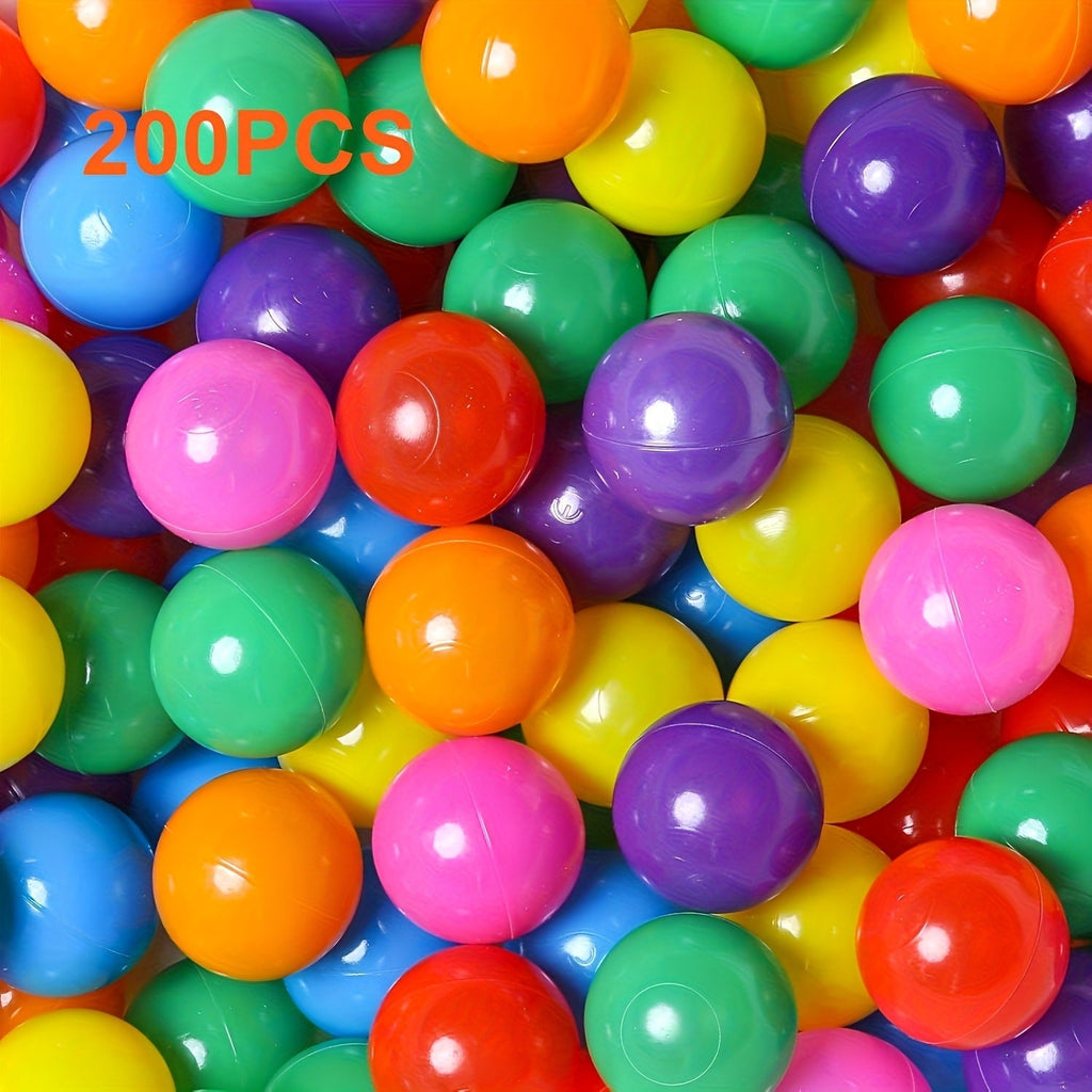 Ball Pit Balls 100/200 Pcs for Babies Toddlers PE Colorful Ocean Play Balls with the Listed Color, Size or Set Options for Ev