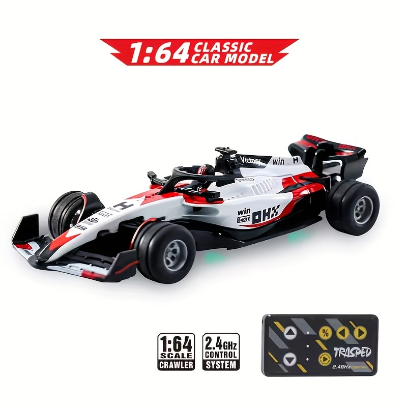 Mini RC Racing Car 1:64 Scale 2.4G Alloy Die-Cast 4WD Drift Toy Car with Lights & Adjustable Speed — image 17