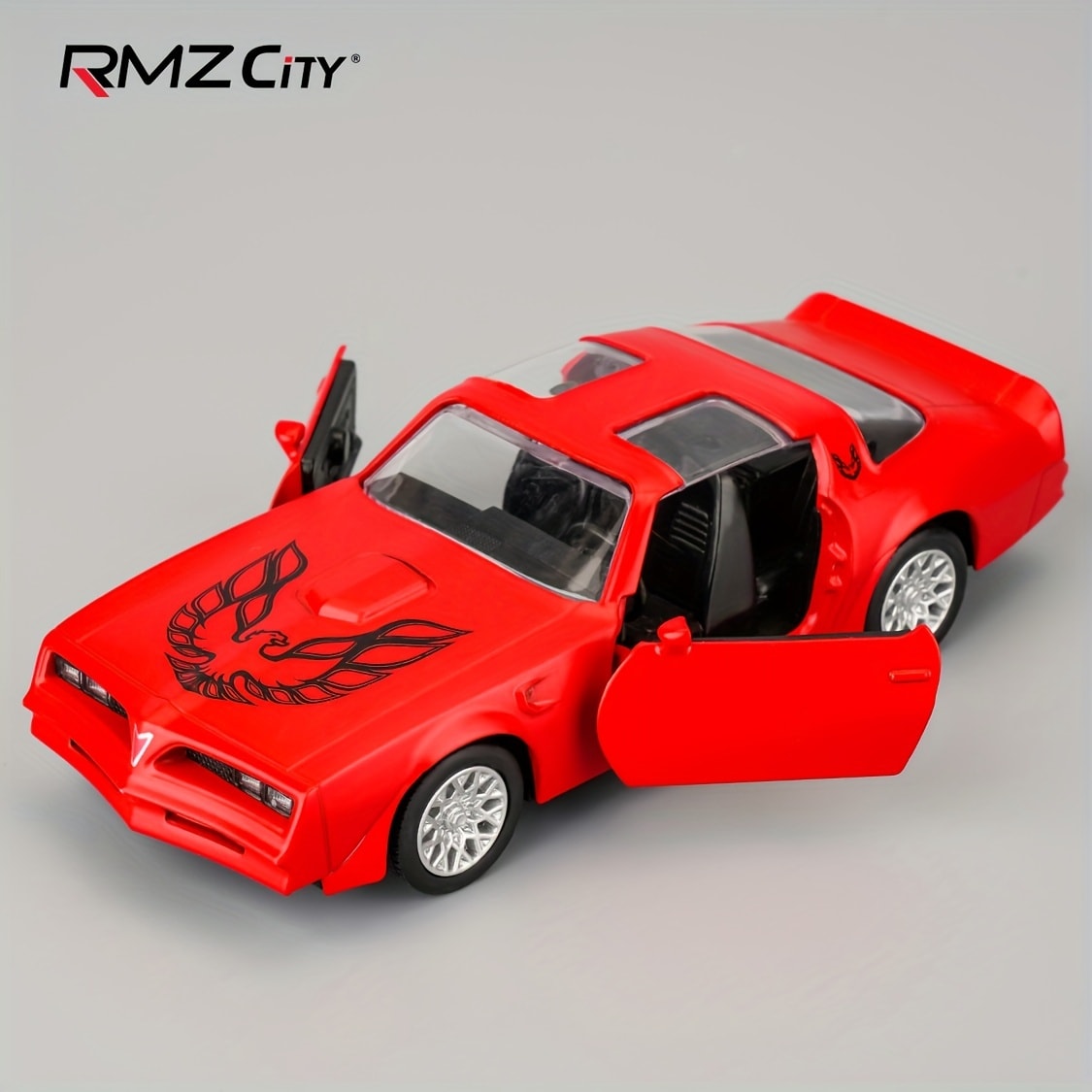 1:36 Scale Pontiac Firebird Die-Cast Toy Car with Opening Doors & Pull-Back with the Listed Color, Size or Set Options for Ev