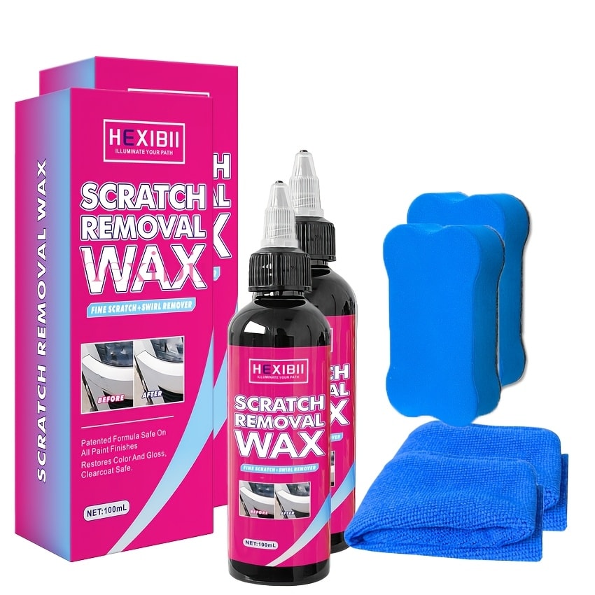 Car Scratch Remover Wax 2-Pack – Liquid Formula for Fine Surface Scratch Repair on Cars, RV, Trucks & Motorcycles — image 14